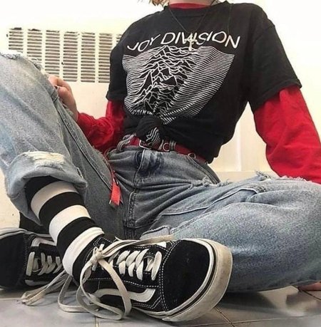 Aesthetic гранж бой одежда