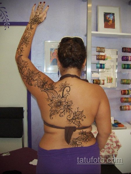 Тату на полных женщинах