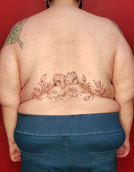 Наколки для полных женщин