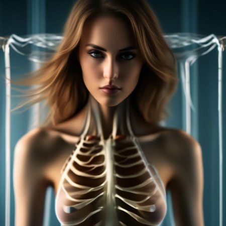 Скелет женщина
