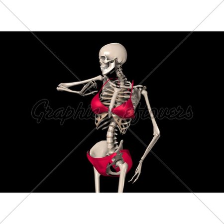 Скелет в лифчике
