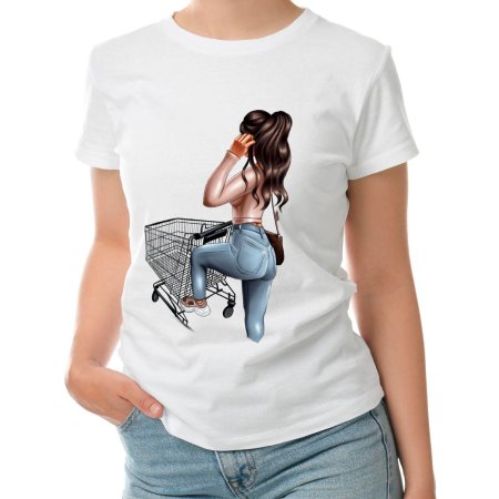 Футболка девушка
