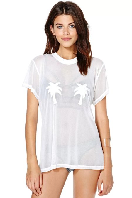 Прозрачная майка