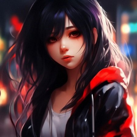 Красивая аниме девочка