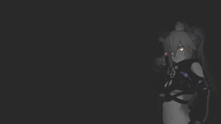 Минималистичные аниме обои черные