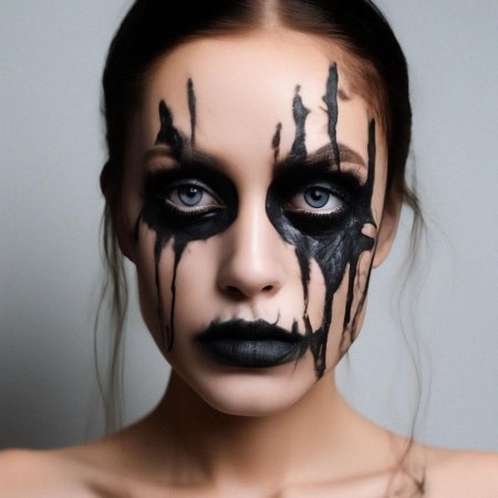 Макияж слезы