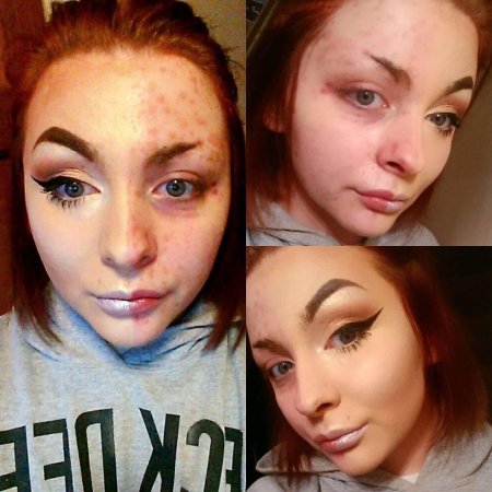 Девушка без косметики