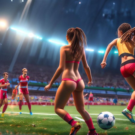 Футбол девушка