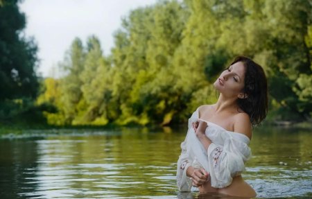 Фотосессия в водоеме