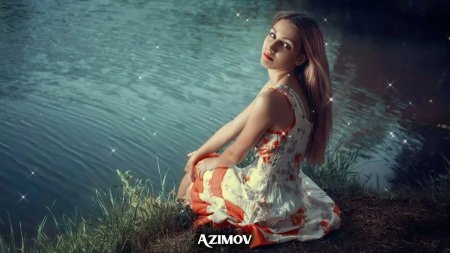 Модельные позы на речке