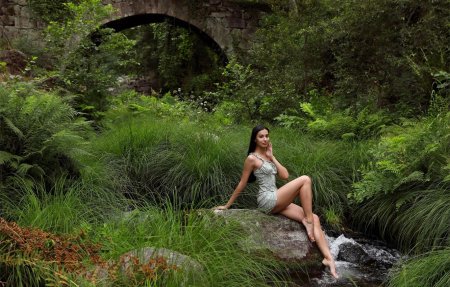 Фотомодели на природе