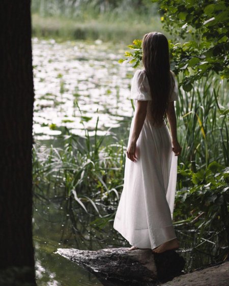 Фотосессия в озере