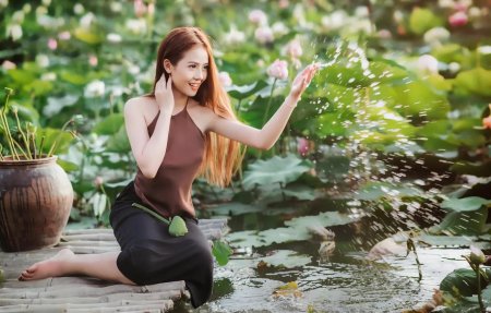 Фотосессия в водоеме