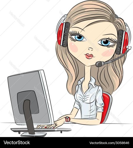 Диспетчер иллюстрация