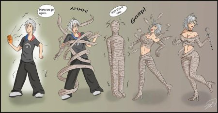 Трансформация в девушку