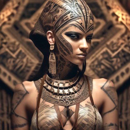 Египетская царица нефертити