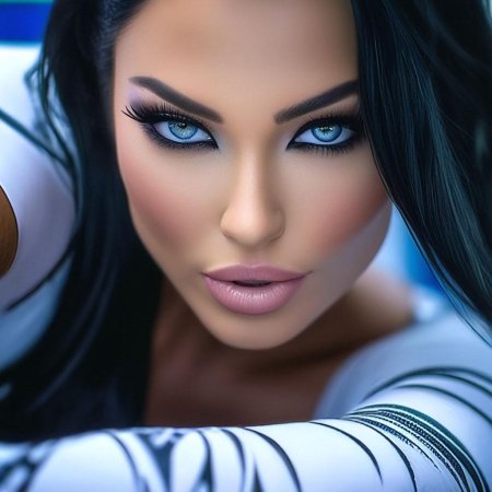 Макияж для брюнетки