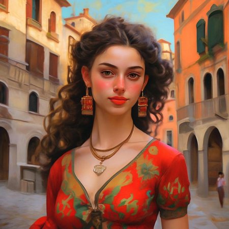 Итальянская девушка