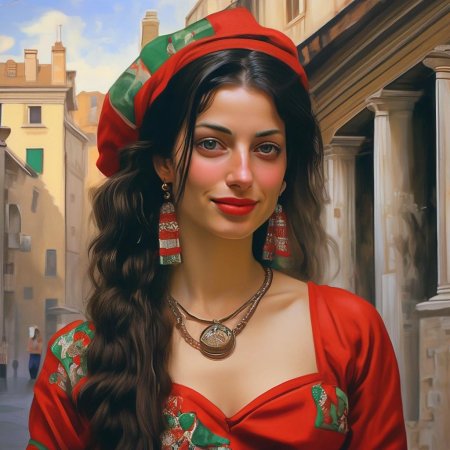 Итальянская девушка