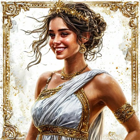 Древнегреческая девушка