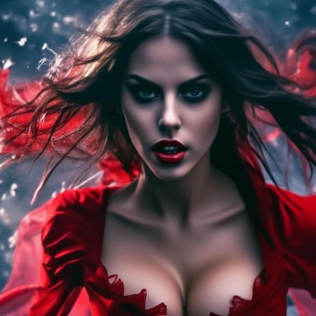 Девушка вампир