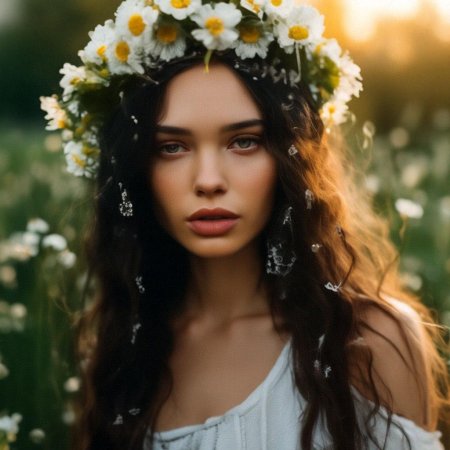 Венок из ромашек