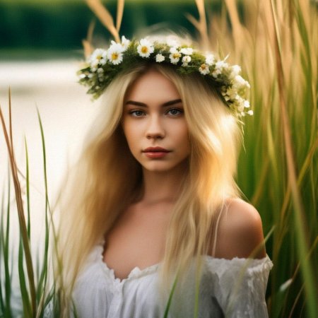 Блондинка девушка