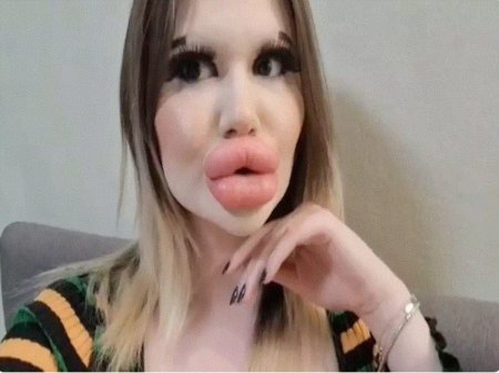 Самые большие накаченные губы в мире