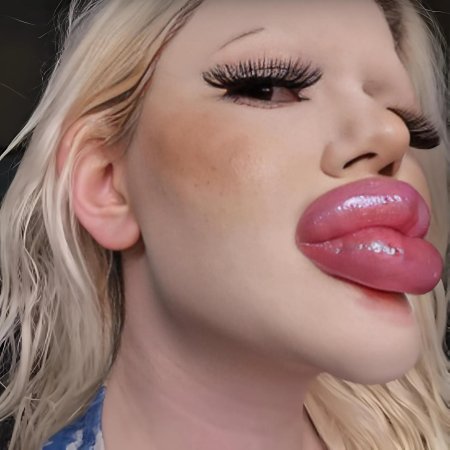 Самые большие губы в мире