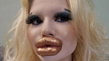 Большие губы у девушек фото