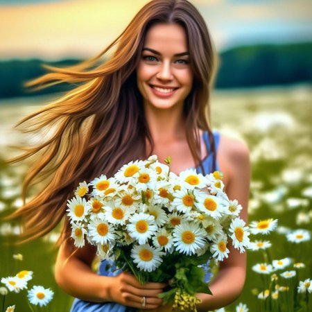 Ромашковое поле