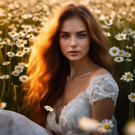 Поле красивое