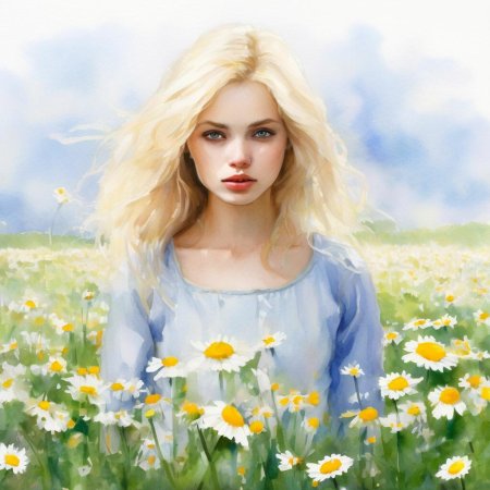 Девочка блондинка