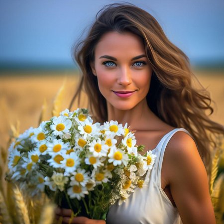 Букет ромашек