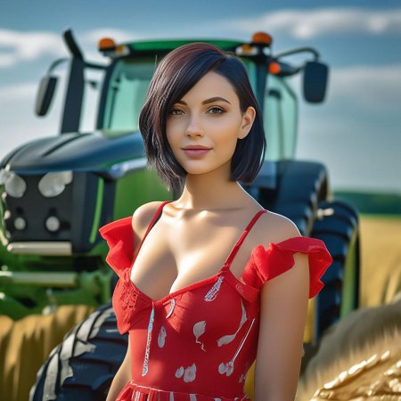 Красивая брюнетка