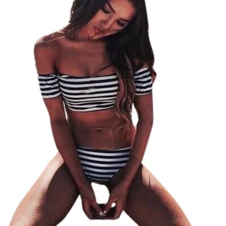 Купальник Oysho полосатый