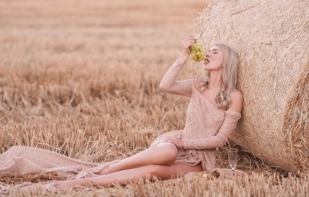 Фотосессия с сеном