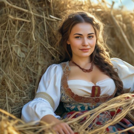 Красивые деревенские женщины