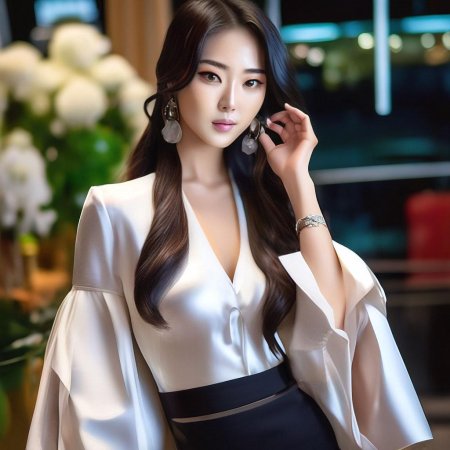 Модели кореянки