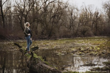 Фотосессия в болоте