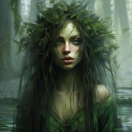 Кикимора в болоте