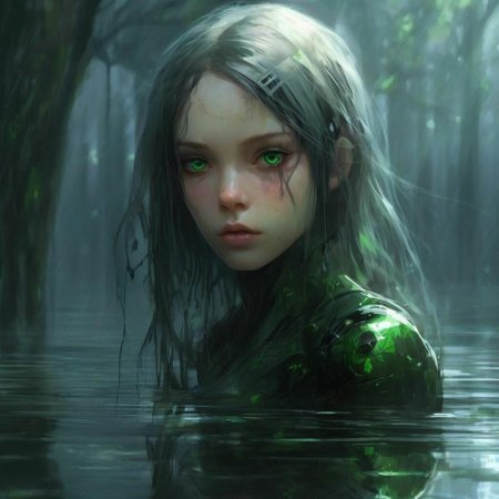 Девушка киборг