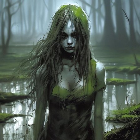 Мрачная девушка