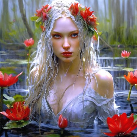 Белая девушка