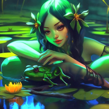 Девушка лягушка