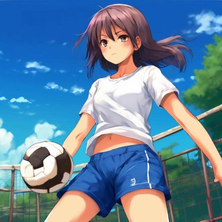 Спортивные аниме девушки