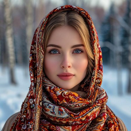 Красивая русская девушка