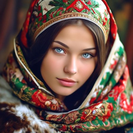 Красивая русская женщина