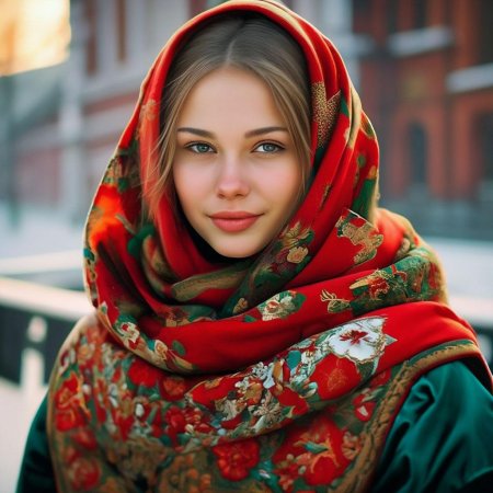 Красивая русская женщина