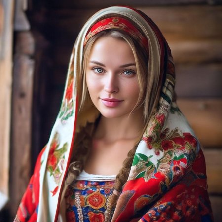 Фотосессия русская красавица